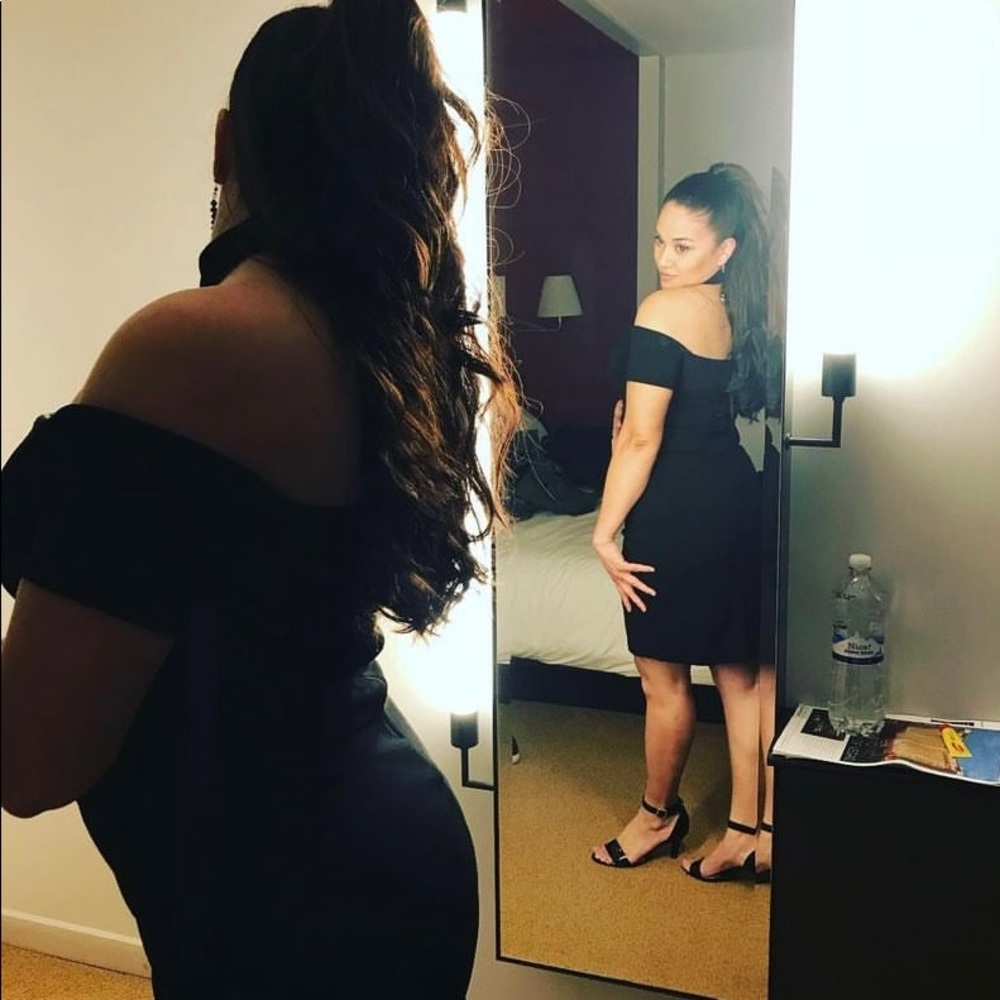 Sexy Black, choker My Michelle Dress.